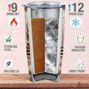 Wander Prints Gift For Couple - From Our First Kiss Till Our Last Breath - 20oz Insulated Tumbler - Anniversary, Wedding, Valentine’s Day Gift AZCS