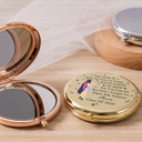 Graduation,Gift For Women,Gift For Men,Dad - Daughters (Adult),Gift For Daughter,Mom - Daughters (Adult),Dad - Sons,Gift For Son,Mom - Sons,Happy - Take Pride In How Far You've Come - Personalized Compact Mirror
