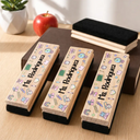 Back To School,Teacher,Proud,Icon - Teach Love Inspire Custom Teacher's Name - Personalized Whiteboard Eraser & Marker Set
