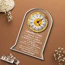 Retirement, Gifts For Colleagues, Happy - Thank You For Listening, For Guidance - Personalized Acrylic Desk Clock
