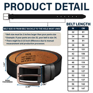 Gift For Husband, Gift For Men, Gift For Grandpa, Gift For Father, Happy - Thanks For Sharing Your DNA - Personalized Engraved Leather Belt