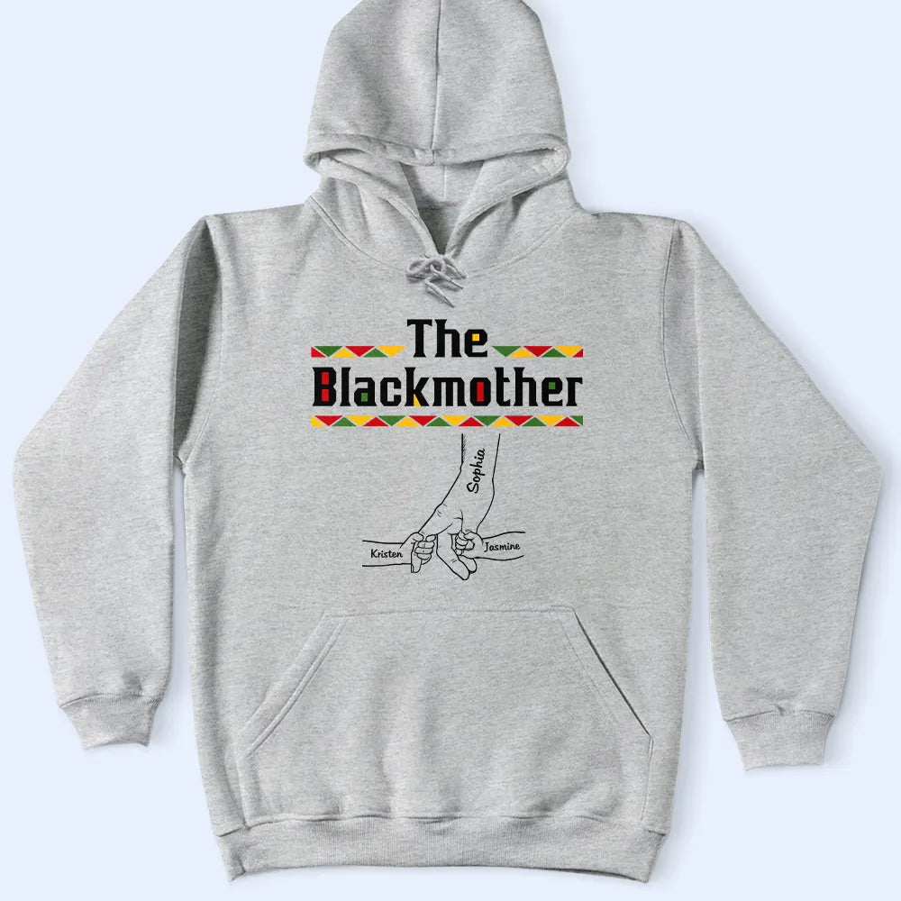 Afro Mom,Gift For Mother,Gift For Grandma,Gift For Women,Happy,Top Market,Afro - The Blackmother - Personalized T Shirt