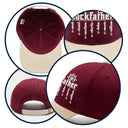 Gift For Father,Happy,Dad's Hobby,Non-Eng,Humorous - The Dockfather Nautical Dad Custom Kid Name - Personalized Embroidered Two Tone Cap