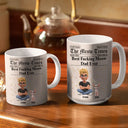 Dog Lovers,Dog Mom,Dog Dad,Funny - The Dog Times Best Dog Mom Ever - Personalized White Edge-to-Edge Mug