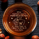 Gift For Husband,Gift For Boyfriend,Gift For Couples,Funny - The Face I Want To Sit On Spicy Couple - Personalized Engraved Whiskey Glass