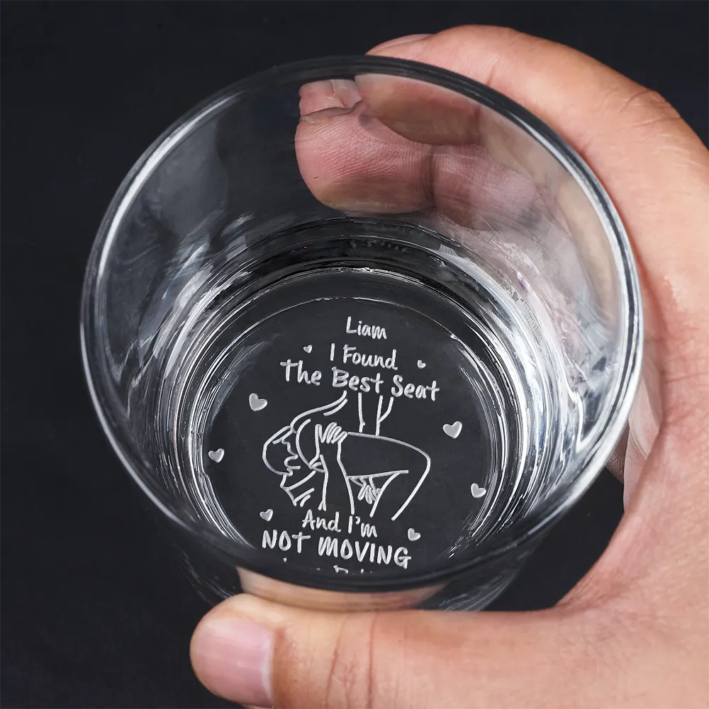 Gift For Husband,Gift For Boyfriend,Gift For Couples,Funny - The Face I Want To Sit On Spicy Couple - Personalized Engraved Whiskey Glass