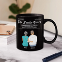 Gift For Mother,Mom - Daughters (Adult),Mom - Daughters (Young),Mom - Sons,Mom - Children,Gift For Son,Gift For Daughter,Love - The Family Times Mother And Daughters Sons Newspaper Theme - Personalized Mug