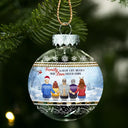 Family,Christmas,Love - The Greatest Gift Our Parents Gave Us Was Each Other - Personalized Ball Ornament