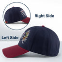 Happy,Gift For Father,Gift For Grandpa,Gift For Men,Retirement,Independence Day,America 250th,Vector,Humorous - The Legend Has Retired American Dad Grandpa - Personalized Two Tone Cap