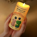 Gift For Mother,Single Mom,Memorial,Mom - Daughters (Adult),Mom - Daughters (Young),Mom - Sons,Mom - Children,Gift For Women,Love - The Love Between A Mother And Her Children - Personalized Flameless LED Candle