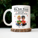 Gift For Couples,LGBT,Gift For Women,Gift For Men,Love - The Love Times Newspaper Theme - Personalized Mug