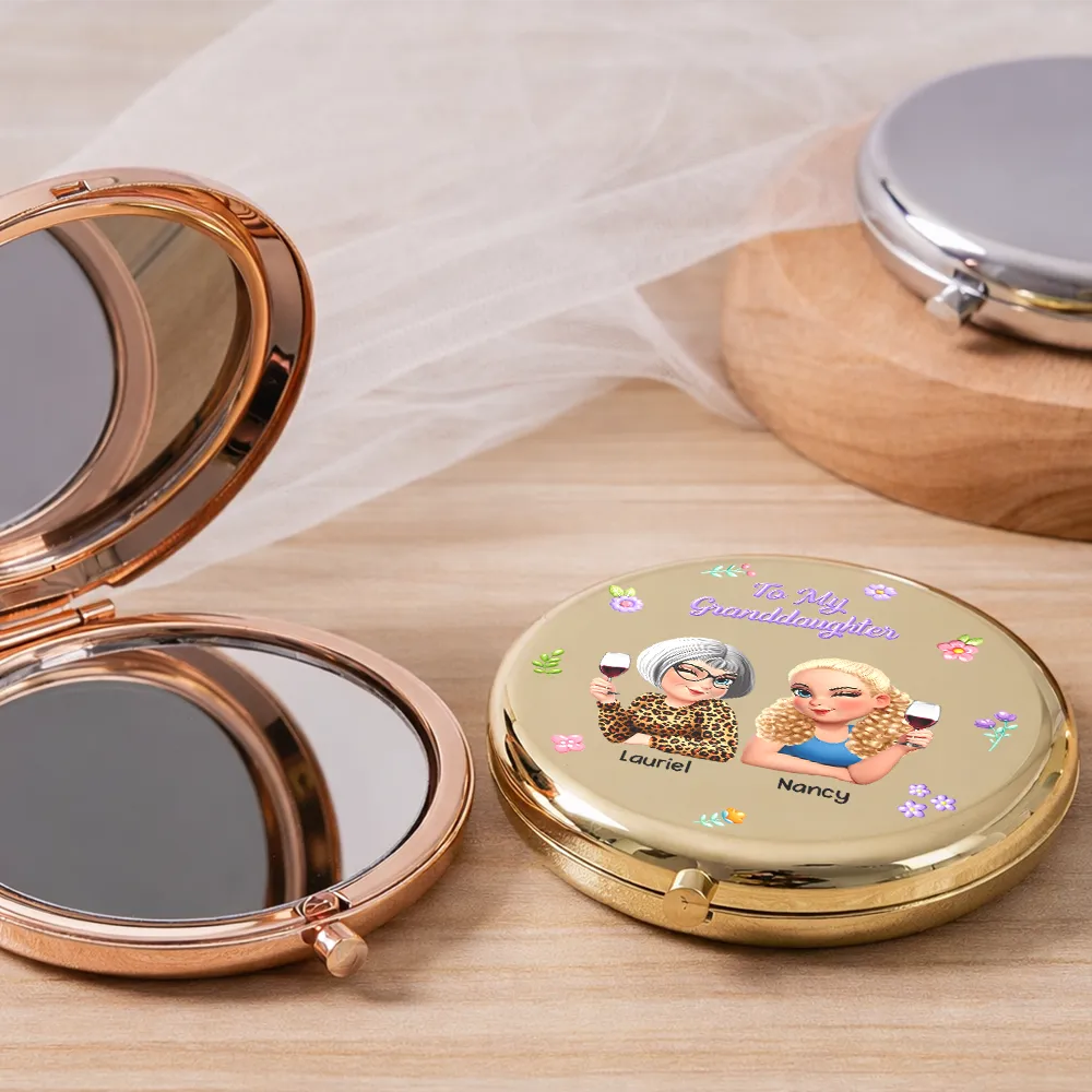 Gift For Daughter,Mom - Daughters (Adult),Happy,New Mom,Gift For Women,Top Market - The Only Thing Better Than Being Your Mother - Personalized Compact Mirror
