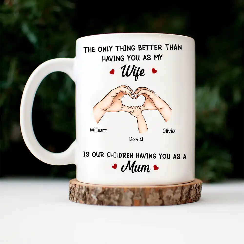 Gift For Men,Happy,Gift For Husband,Gift For Women,Gift For Wife - The Only Thing Better Than Having You As My Wife Husband - Personalized Mug