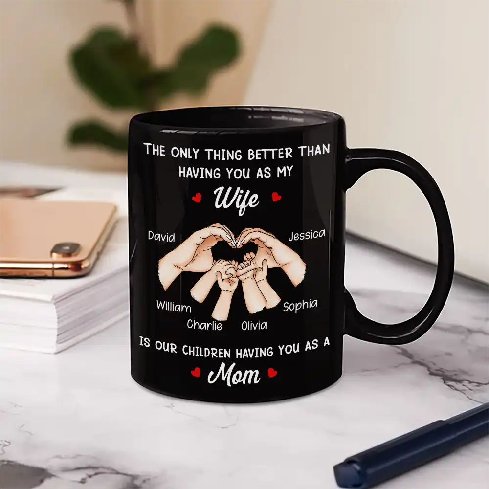 Gift For Men,Happy,Gift For Husband,Gift For Women,Gift For Wife - The Only Thing Better Than Having You As My Wife Husband - Personalized Mug