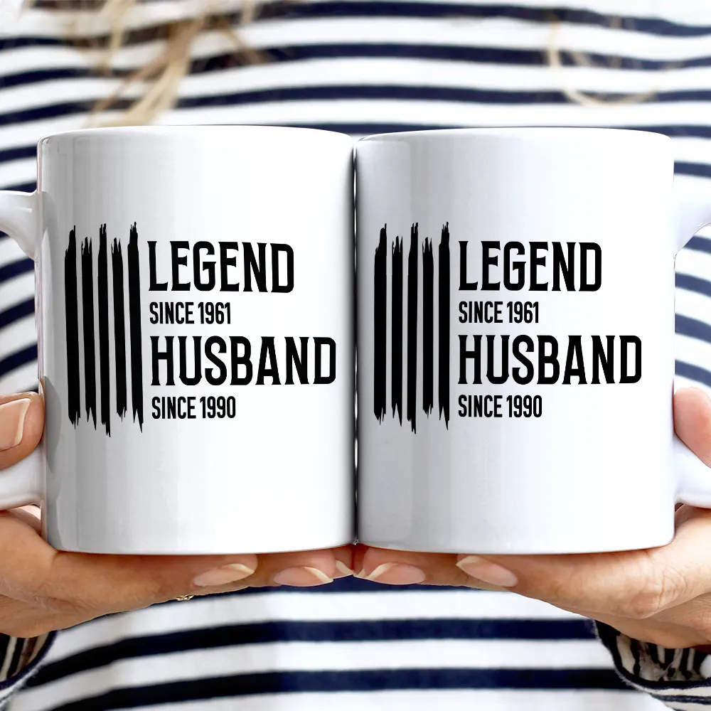Gift For Father,Gift For Grandpa,Independence Day,Gift For Husband,Afro Dad,Non-Eng,Icon,Proud - The Original Legend Legend Husband Daddy Grandpa - Personalized Mug