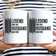Gift For Father,Gift For Grandpa,Independence Day,Gift For Husband,Afro Dad,Non-Eng,Icon,Proud - The Original Legend Legend Husband Daddy Grandpa - Personalized Mug