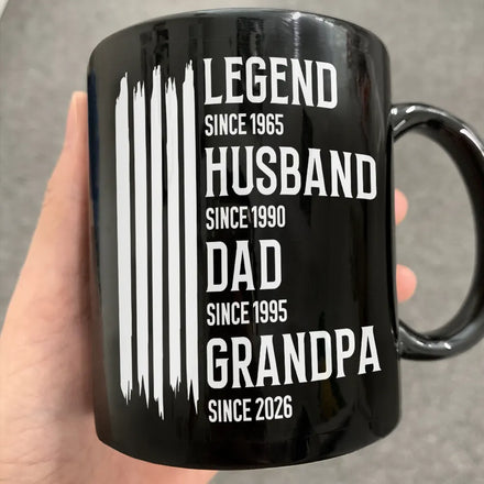 The Original Legend Legend Husband Daddy Grandpa - Personalized Mug