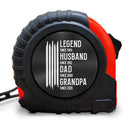 Gift For Father,Gift For Grandpa,Independence Day,Gift For Husband,Afro Dad,Non-Eng,Icon,Proud - The Original Legend Legend Husband Daddy Grandpa - Personalized Tape Measure