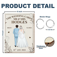 Wedding, Gift For Couples, Gift For Husband, Gift For Wife, Love - The Wedding Cards Of Mr & Mrs - Personalized Card Keeper, Card Holder