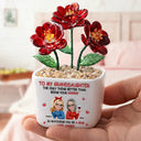 The Only Thing Better Than Being Your Mother - Personalized Glass Flower Plant Pot