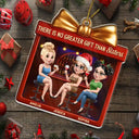 Gift For Bestie,Gifts For Colleagues,Gift For Sisters,Gift For Sibling,Happy - There Is No Greater Gift Than Friendship 3D Bestie - Personalized Custom Shaped Acrylic Ornament