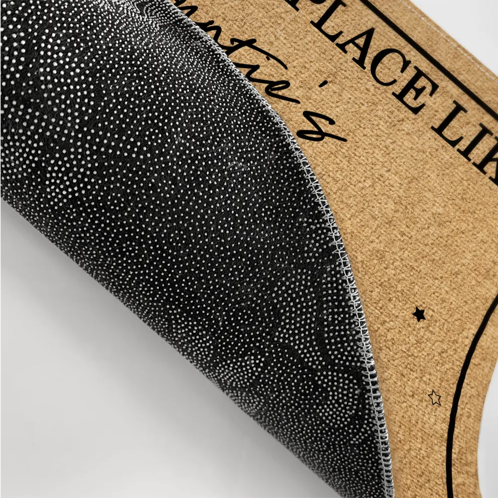 Gift For Grandpa, Gift For Grandma, Gift For Grandparents, Parents, Happy - There's No Place Like Nana Papa's House Grandparents - Personalized Doormat