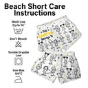 Gift For Grandma, Gift For Father, Happy, Christmas, Gift For Women - This Grandma Mom Belongs To Kids Pet - Personalized Women Beach Shorts