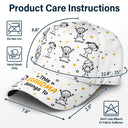 Gift For Grandpa,Gift For Grandma,Gift For Mother,Gift For Father,Happy - This Grandpa Dad Belongs To Kids Pet - Personalized Classic Cap