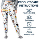 Gift For Grandpa,Gift For Grandma,Gift For Father,Gift For Mother,Happy - This Grandpa Daddy Belongs To Colorful Stick Figures - Personalized Pajama Pants