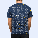 Gift For Grandparents,Gift For Grandpa,Gift For Grandma,Gift For Mother,Gift For Father,Happy,Christmas - This Grandpa Grandma Belongs To Kids Pet - Personalized Full Print T Shirt