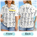 Gift For Grandparents,Gift For Grandpa,Gift For Grandma,Gift For Mother,Gift For Father,Happy,Christmas - This Grandpa Grandma Belongs To Kids Pet - Personalized Hawaiian Shirt