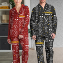 Gift For Grandparents, Gift For Grandpa, Gift For Grandma, Gift For Mother, Gift For Father, Happy, Christmas - This Grandpa Grandma Belongs To Kids Pet - Personalized Long Pajamas Set