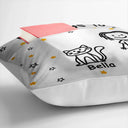 Gift For Grandparents,Gift For Grandpa,Gift For Grandma,Gift For Mother,Gift For Father,Happy,Christmas - This Grandpa Grandma Belongs To Kids Pet - Personalized Pocket Pillow