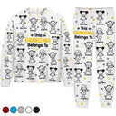 Gift For Grandparents,Gift For Grandpa,Gift For Grandma,Gift For Mother,Gift For Father,Happy,Christmas - This Grandpa Grandma Belongs To Kids Pet - Personalized Unisex Pajamas Set