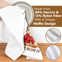 Humorous, Gift For Yourself, Cooking, Vector - This Is My Happy Place Don't Ruin It - Personalized Kitchen Towel