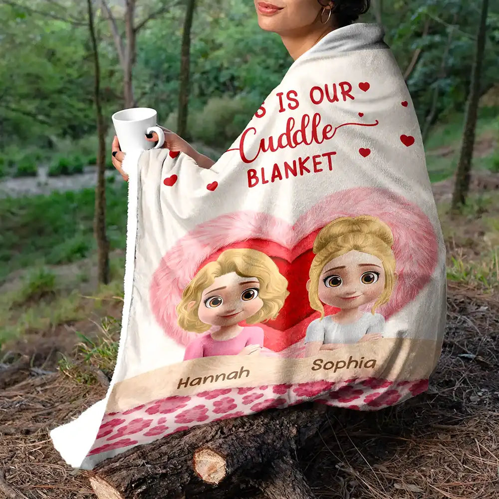 Gift For Couples,Gift For Wife,Gift For Husband,Gift For Boyfriend,Gift For Girlfriend,LGBT,Love - This Is Our Cuddle Blanket Faux Fur Effect - Personalized Fleece Blanket, Sherpa Blanket