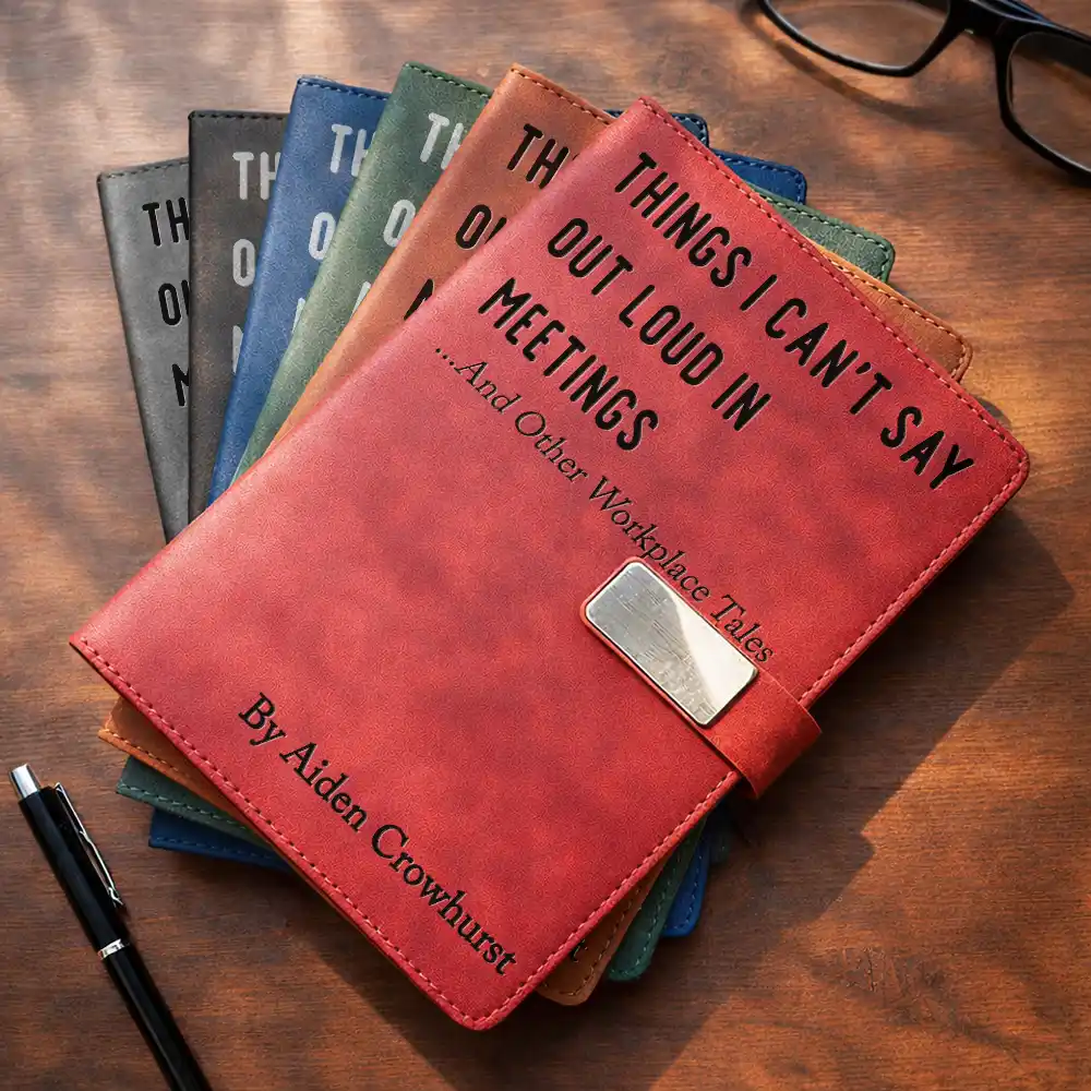 Gift For Yourself, Gift For Women, Gift For Men, Funny - Times I Was Right - Personalized Leather Notebook Set