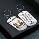 Mom,Daughters (Adult),Gift For Daughter,Happy - To My Daughter Mom & Daughter Keepsake - Personalized Aluminum Keychain
