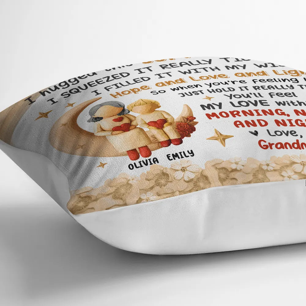 Gift For Grandma,Grandma - Grandkids - To My Granddaughter - Personalized Pillow