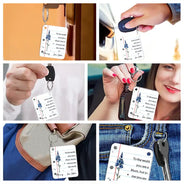 Gift For Mother,Gift For Grandma,Love - To The World You Are A Mum - Personalized Acrylic Keychain