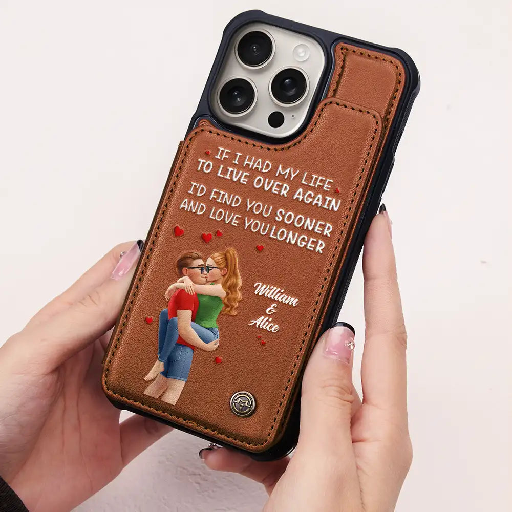 Gift For Couples,Gift For Husband,Gift For Wife,Gift For Girlfriend,LGBT,Love - Together And Forever Yours - Personalized Leather Flip Wallet Phone Case