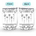 Gift For Bestie,Old Best friends,Love - Toile De Jouy Birth Flower Grow An Old Friend - Personalized Wine Tumbler