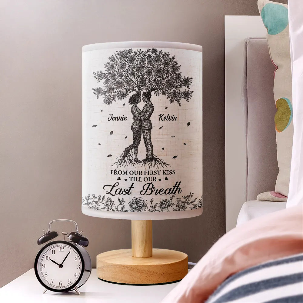 Old Couples,Gift For Husband,Gift For Wife,Gift For Boyfriend,Gift For Girlfriend,Love - Toile De Jouy Couple You And Me We Got This - Personalized Fabric Lamp