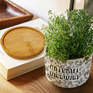 Gift For Mother,Gift For Grandma,Love - Toile De Jouy Mom Grandma Nana - Personalized Ceramic Plant Pot