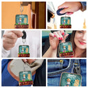 Gift For Couples,Old Couples,Gift For Yourself,Travel - Travel Bucket List - Personalized Acrylic Keychain