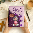 Christian,Gift For Yourself - Trust In The Lord With Birth Month Flower - Personalized Bible Cover