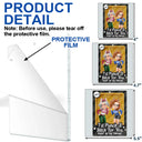 Gift For Bestie,Gift For Sisters,Happy,Christmas - Turban Besties Right In The Throat Toy Box - Personalized Custom Shaped Acrylic Ornament