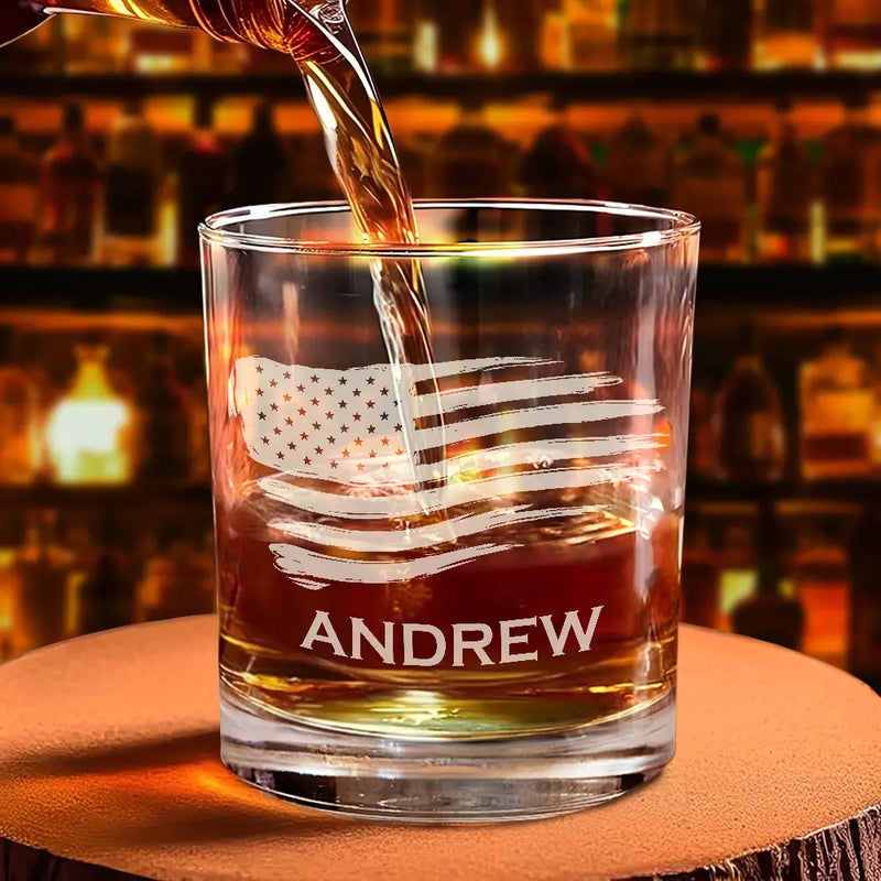 Gift For Husband,Gift For Wife,Gift For Boyfriend,Gift For Girlfriend,Funny - Turns Out I Like You A Lot - Personalized Engraved Whiskey Glass