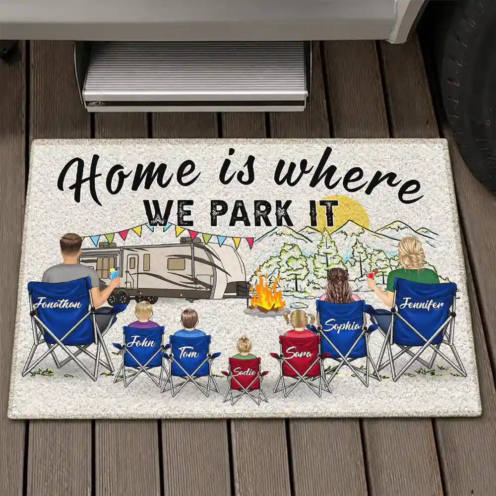 Making Memories One Campsite At A Time - Camping Family Gift - Personalized Doormat