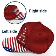 Gift For Husband,Parents,Gift For Yourself,Gift For Men,Gift For Grandpa,Gift For Father,Independence Day,Icon,Proud - US Flag My Favorite People My Stars - Personalized Classic Cap